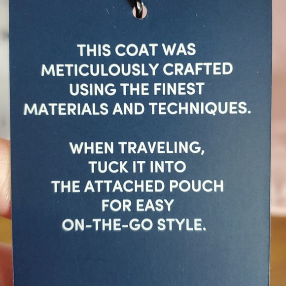 Cole Haan Packable Hooded Raincoat - Picture 8 of 11